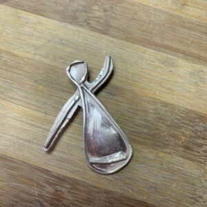 dancer twirling pendant